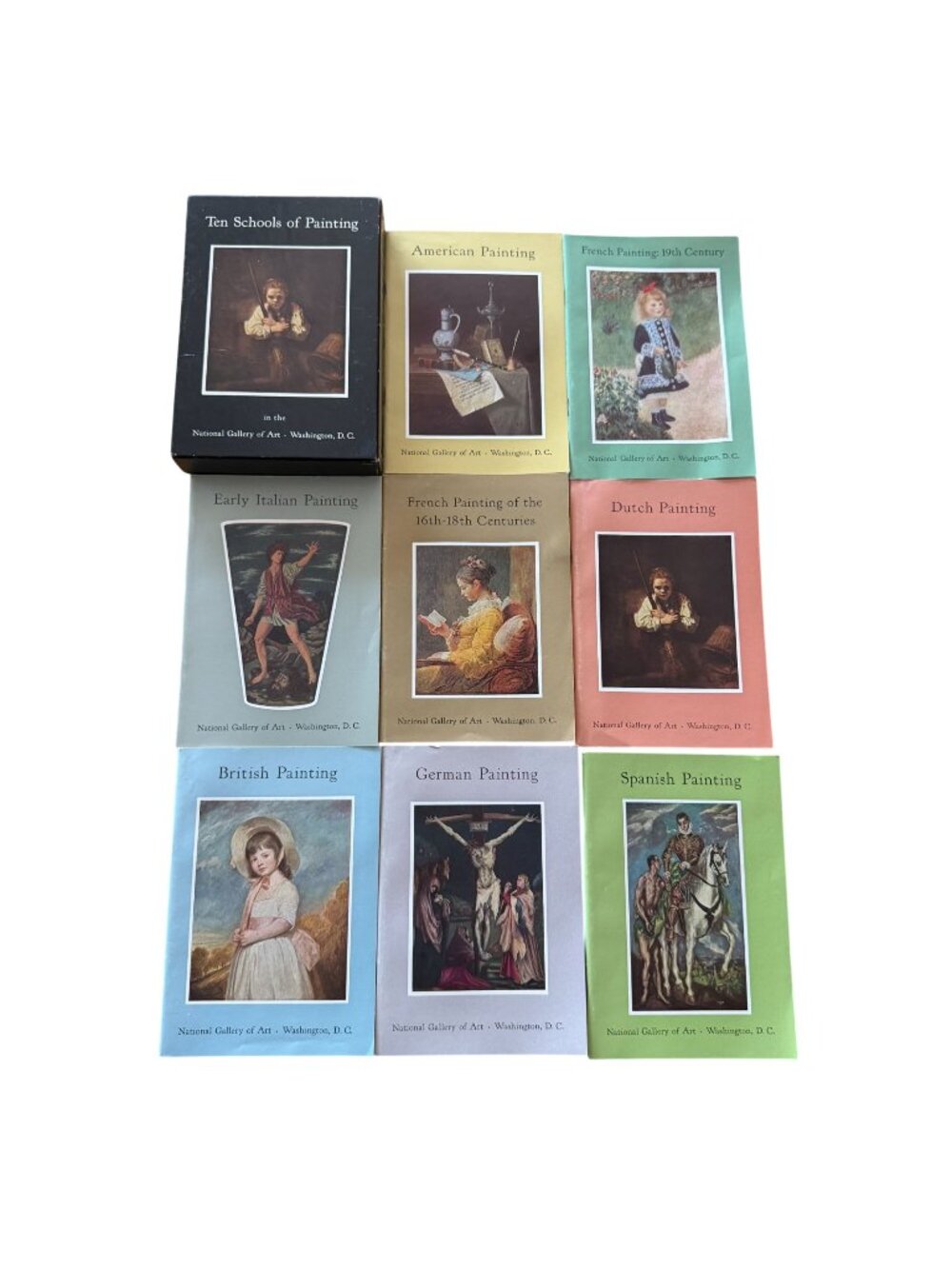 Ten Schools Of Painting Booklet Set National Gallery Art Washington DC History